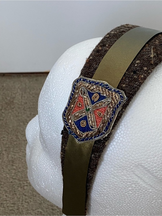 Susan Daniels Tweed Patch Headband